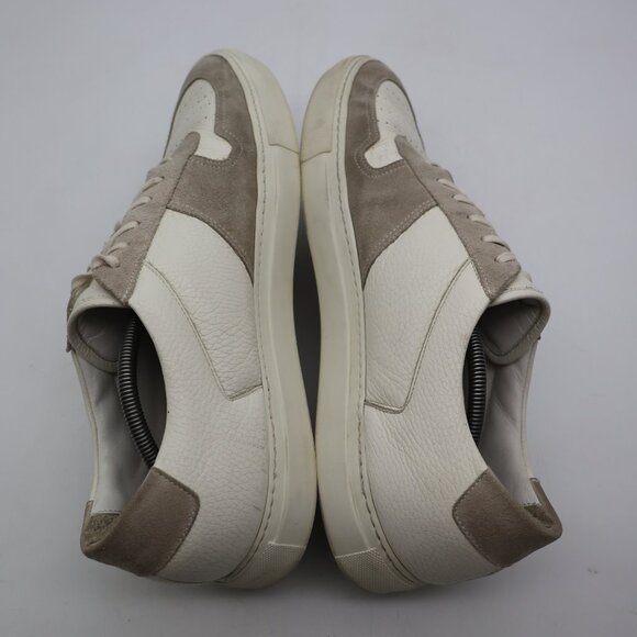 Common Projects Bball Low Grey White Suede Leather Men's EU 47 Made In Italy - Picture 6 of 10